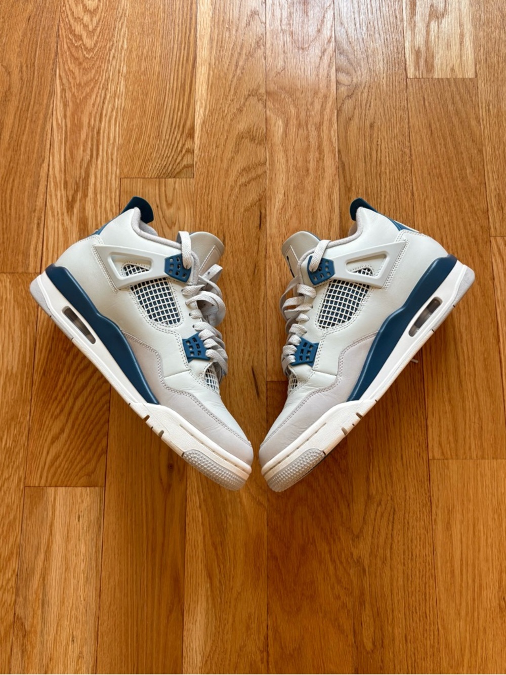 Size 9.5 - Air Jordan 4 Retro 2024 Military Blue Industrial Blue FV5029-141